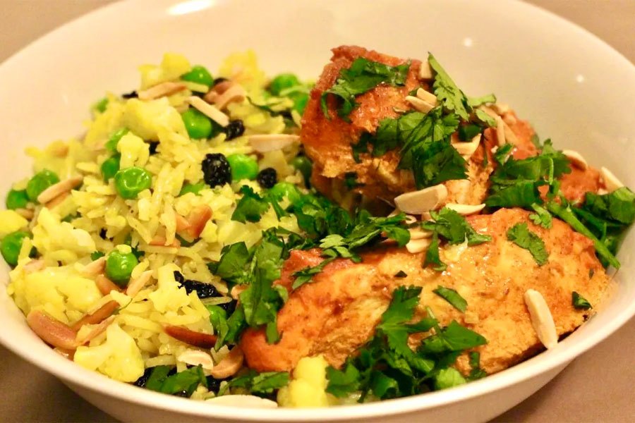 Turmeric Chicken & Cauli Rice